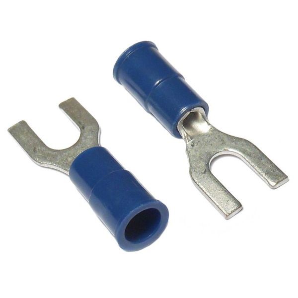 16-14 AWG Spade/Fork Terminal, 10pcs - Click Image to Close